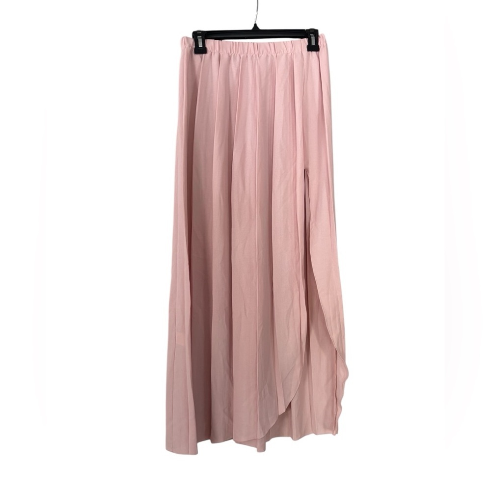 Elegant Pink Maxi Skirt